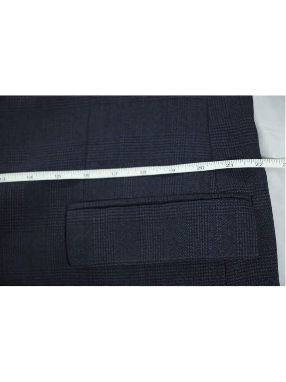 Vtg Chaps Ralph Lauren Blazer Mens 42R Charcoal GrayGlen Plaid Wool Canada 3-Btn